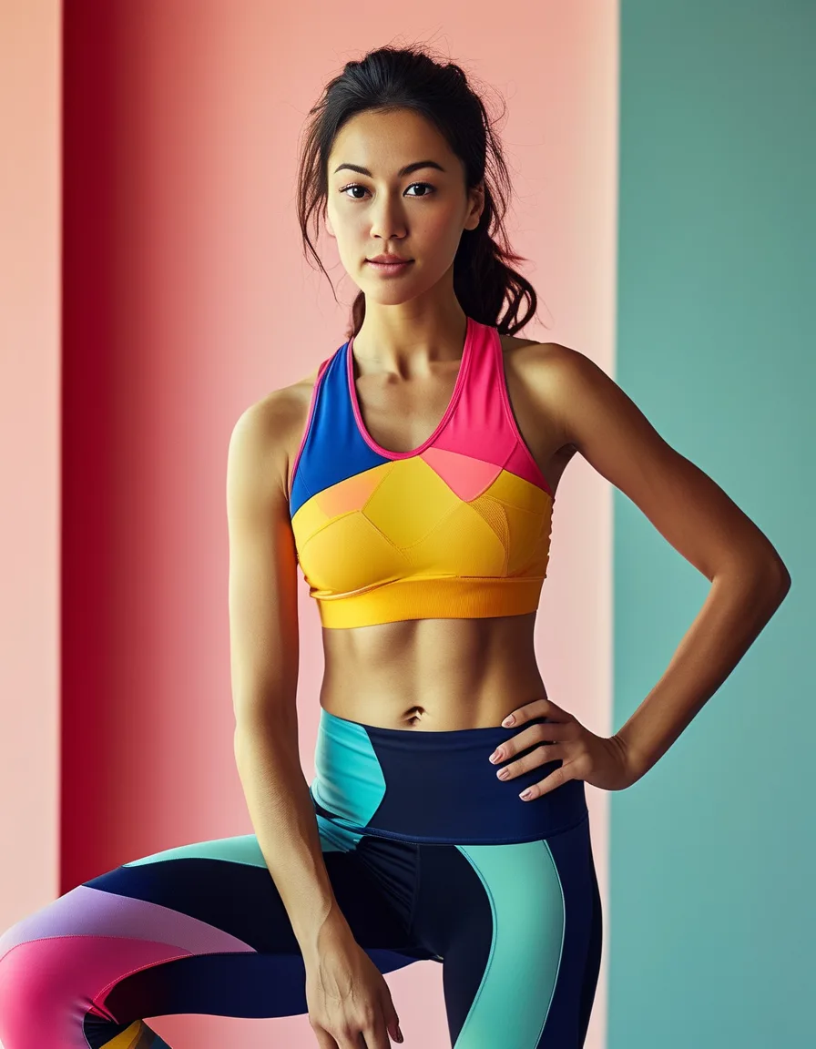 How to Color-Block Activewear Without It Looking Busy