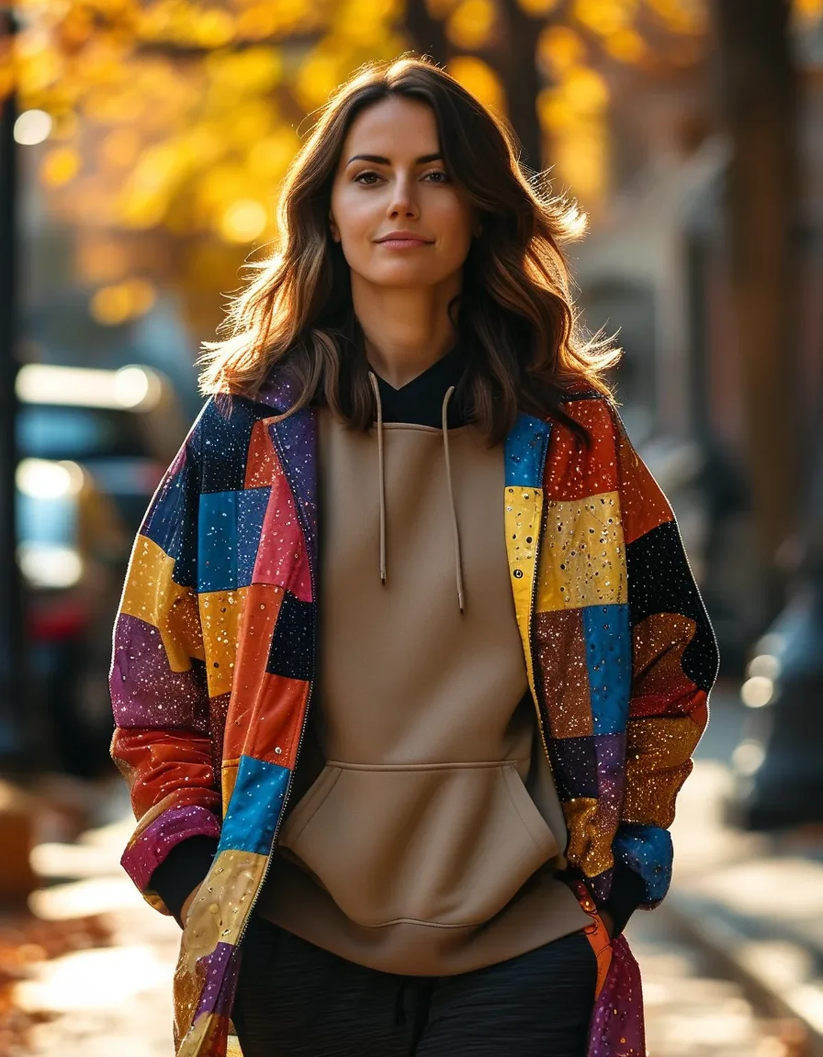 Colorblocking When a Jacket Covers Half of It