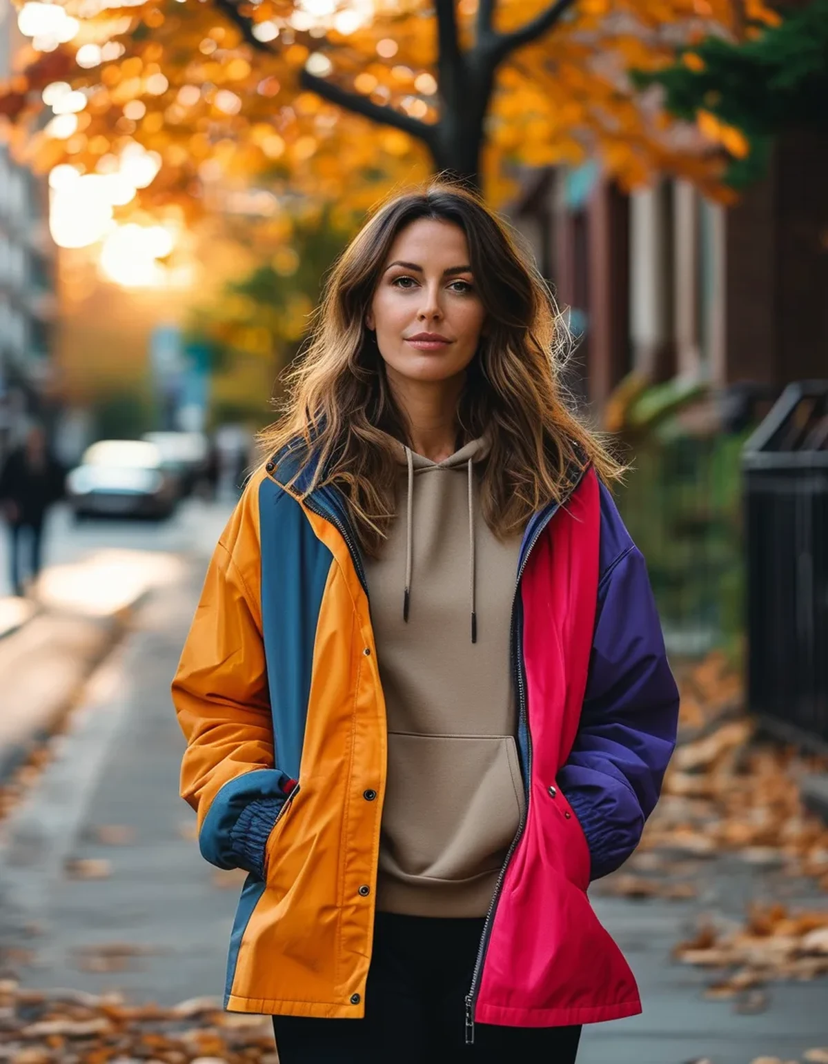 Colorblocking When a Jacket Covers Half of It