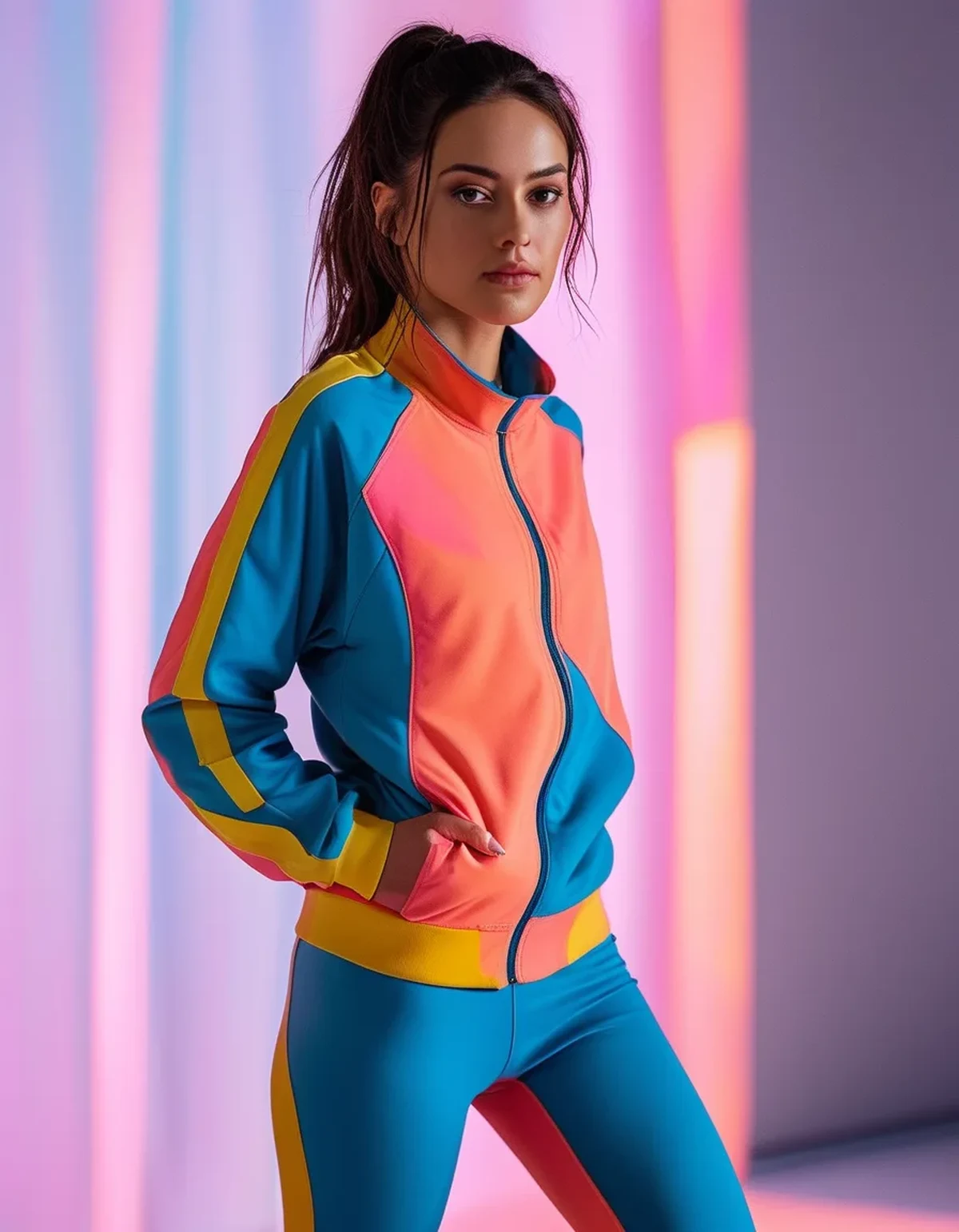 Why Your Colorblock Outfit Looks Different Standing Still Than When You Move