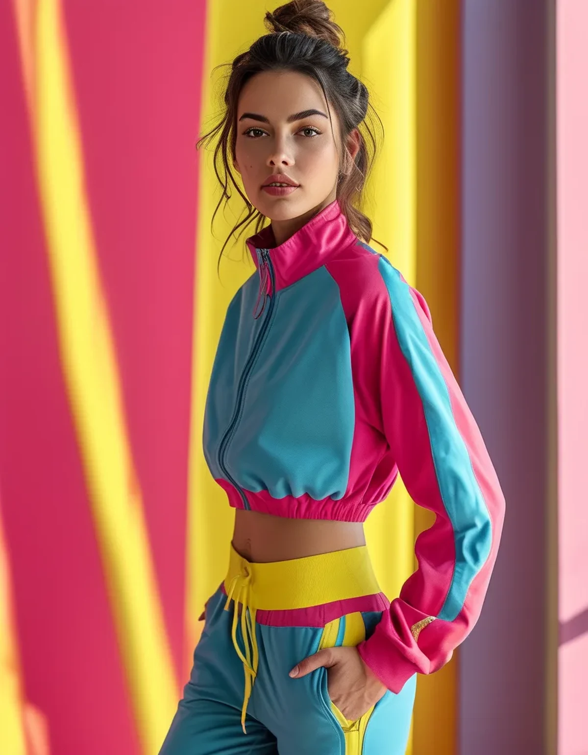 Why Your Colorblock Outfit Looks Different Standing Still Than When You Move